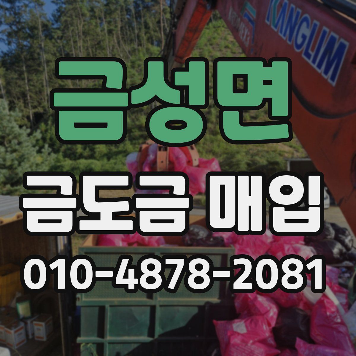 금성면 금도금 매입