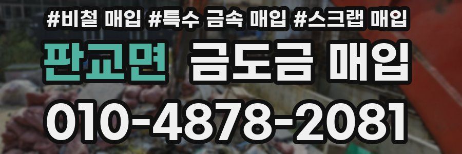 판교면 금도금 매입