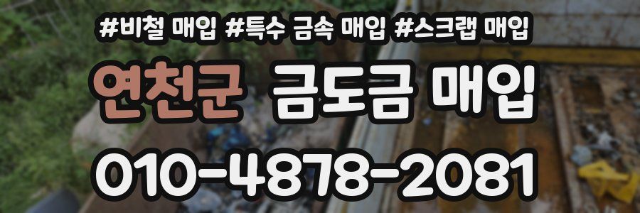연천군 금도금 매입