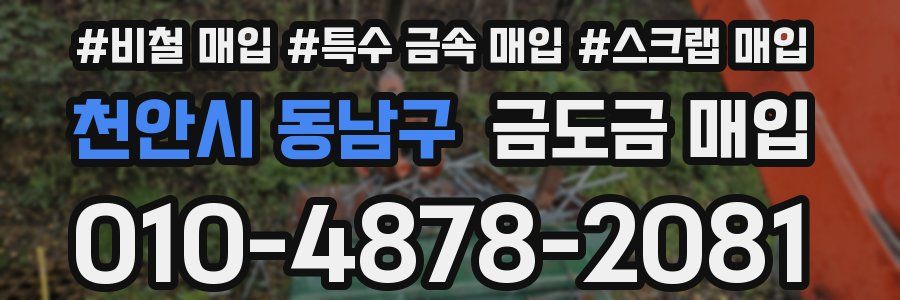 천안시 동남구 금도금 매입