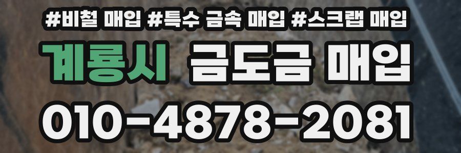 계룡시 금도금 매입
