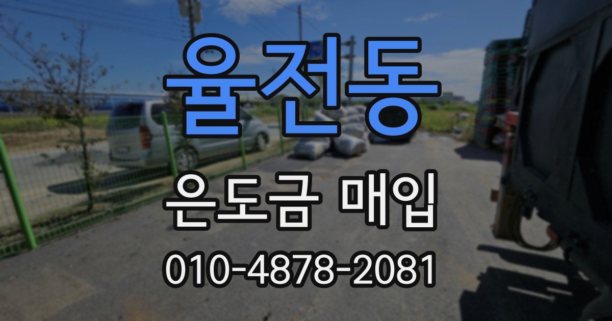 율전동 은도금 매입