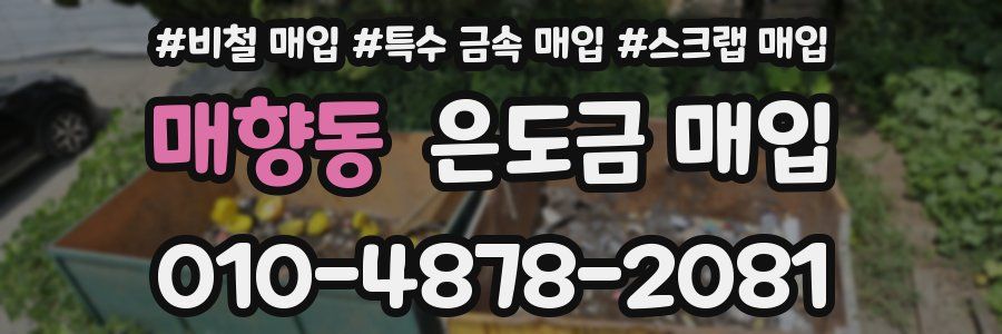 매향동 은도금 매입