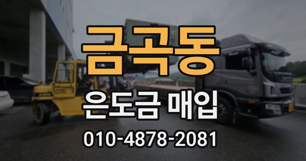금곡동 은도금 매입