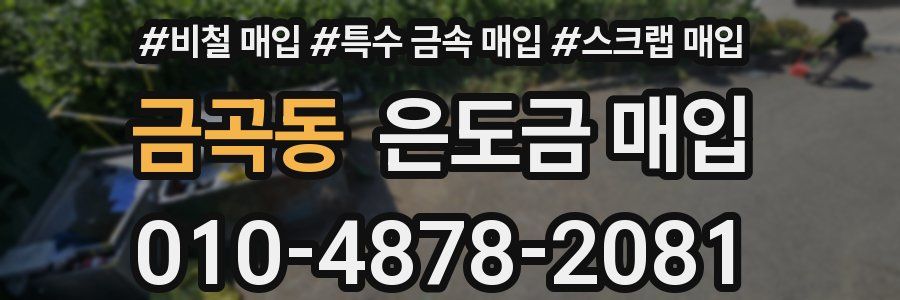 금곡동 은도금 매입