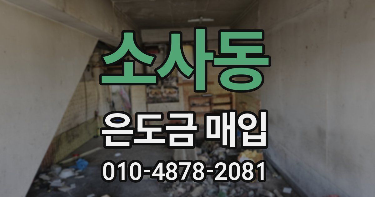 소사동 은도금 매입