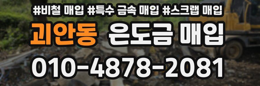 괴안동 은도금 매입