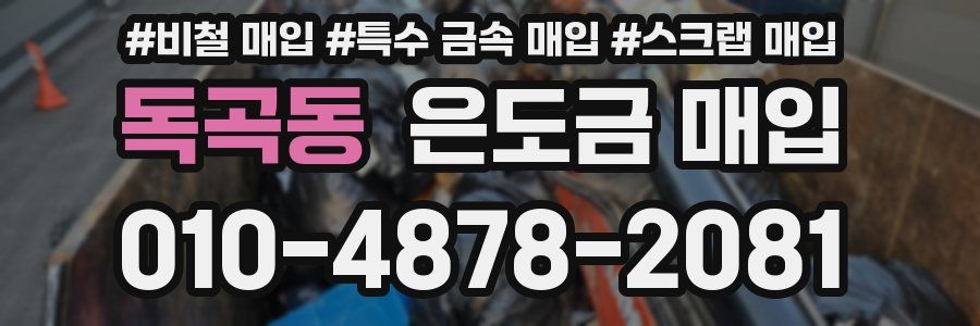 독곡동 은도금 매입