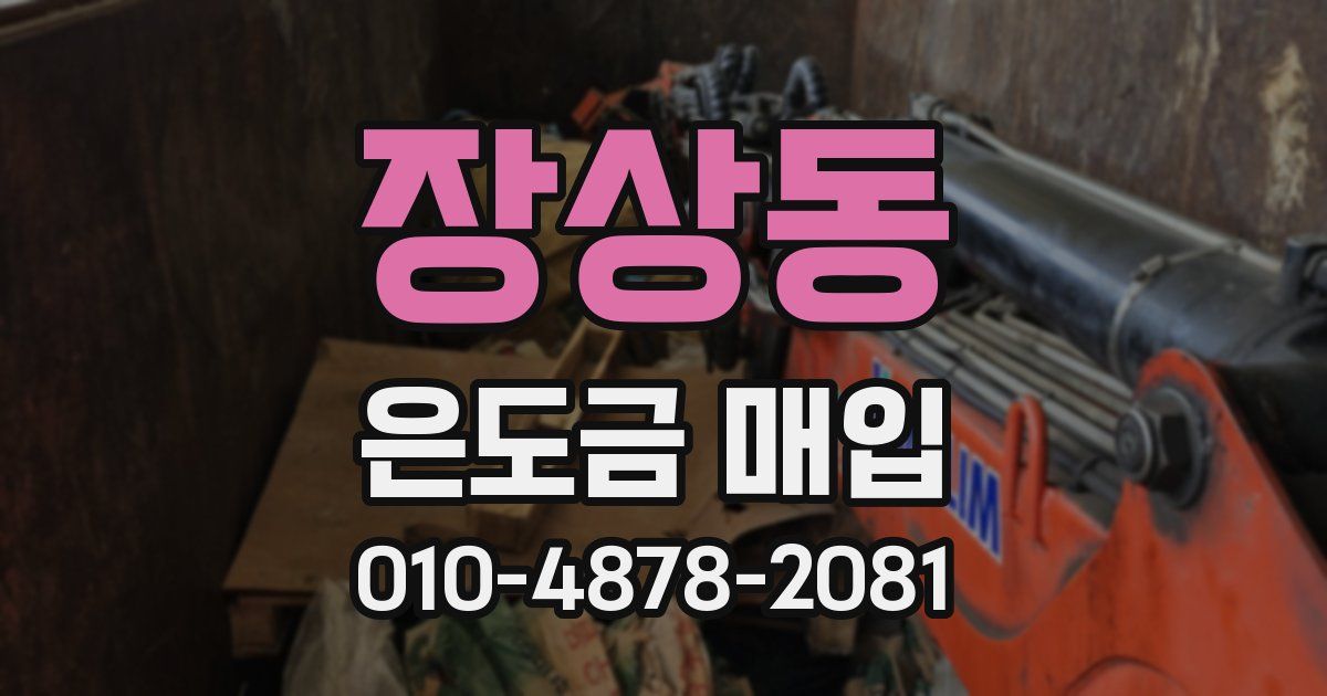 장상동 은도금 매입