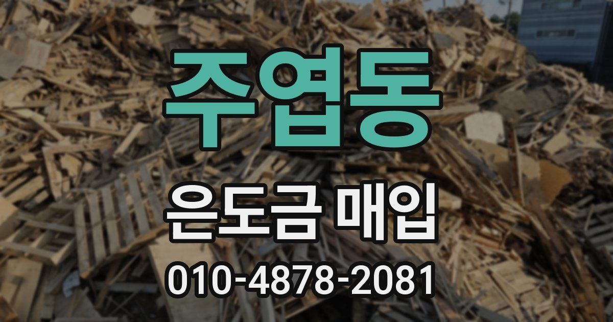 주엽동 은도금 매입