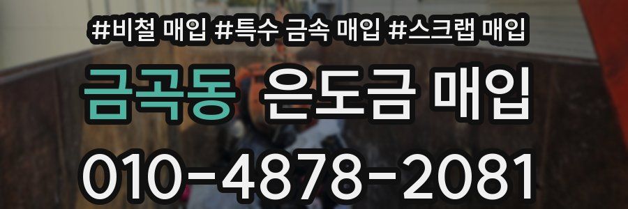금곡동 은도금 매입