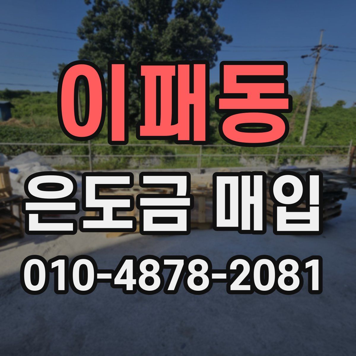 이패동 은도금 매입