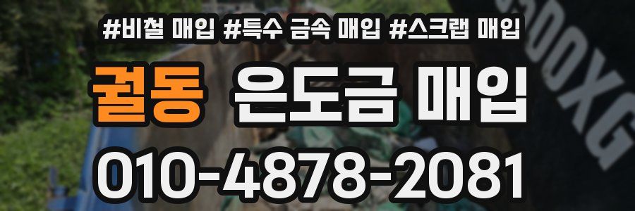 궐동 은도금 매입
