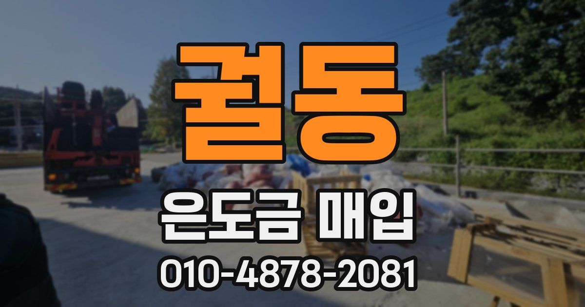 궐동 은도금 매입