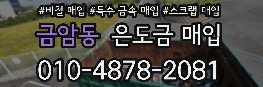 금암동 은도금 매입