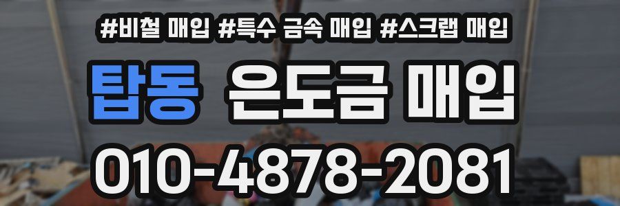 탑동 은도금 매입