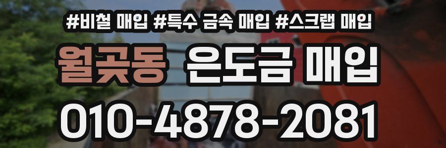 월곶동 은도금 매입