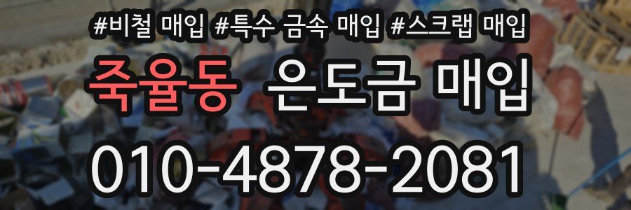 죽율동 은도금 매입