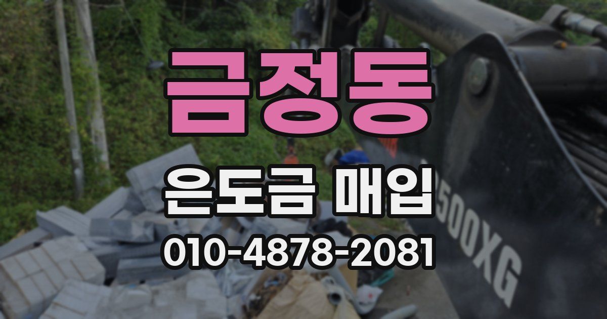 금정동 은도금 매입