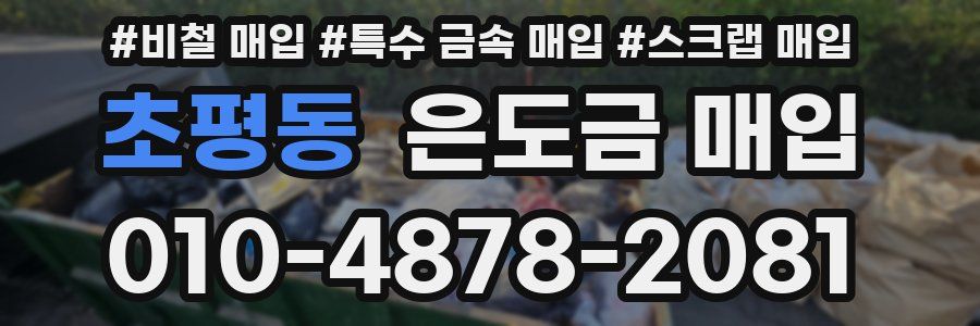 초평동 은도금 매입