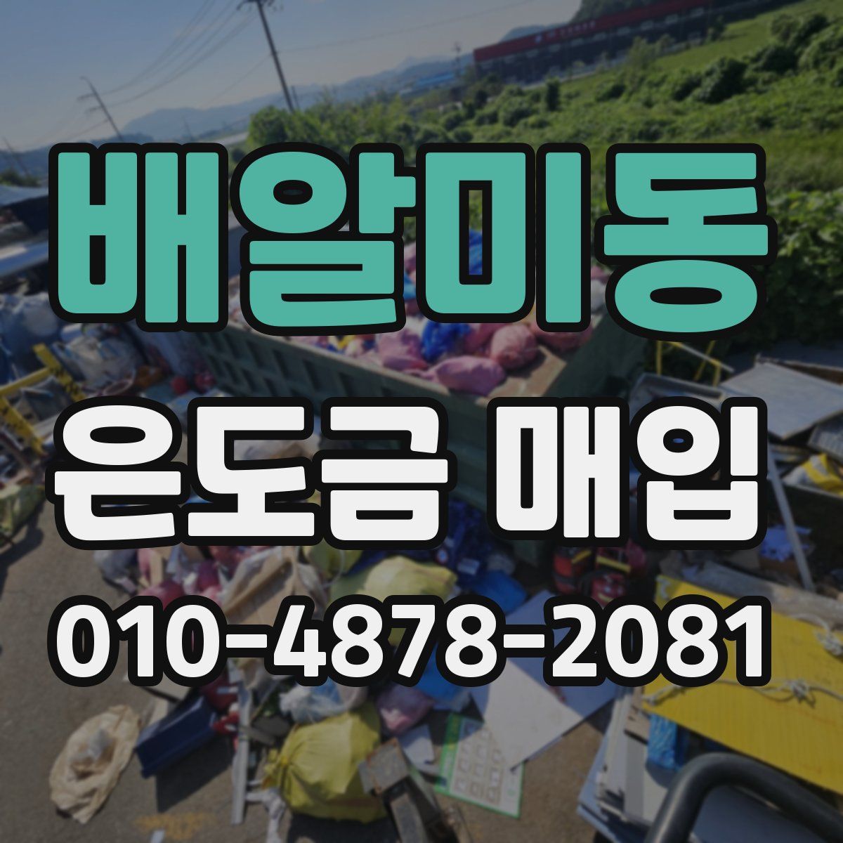 배알미동 은도금 매입