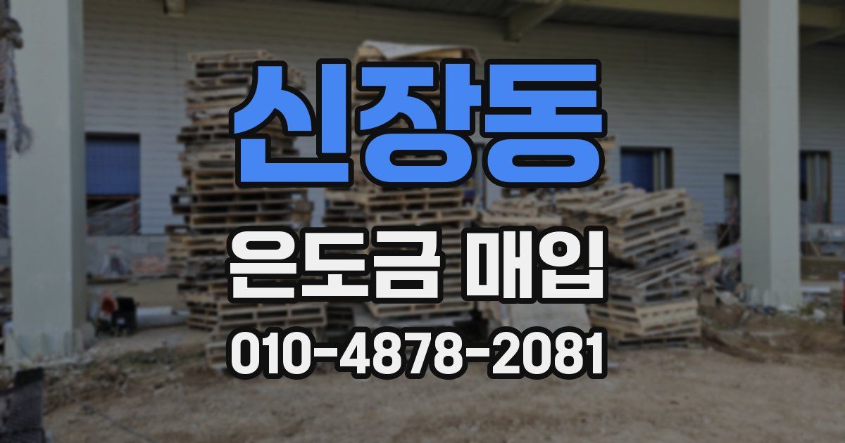 신장동 은도금 매입