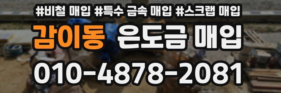 감이동 은도금 매입