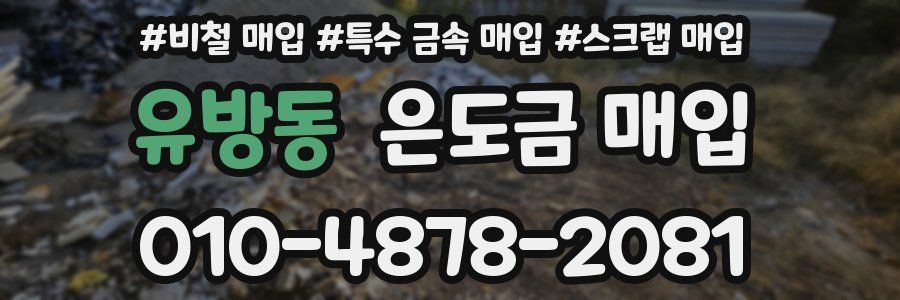 유방동 은도금 매입
