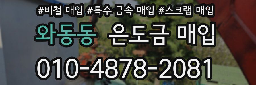 와동동 은도금 매입