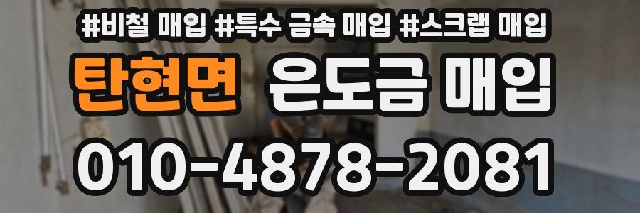 탄현면 은도금 매입