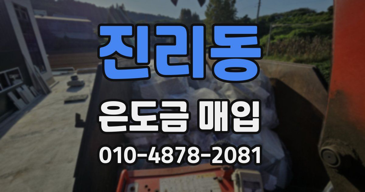 진리동 은도금 매입