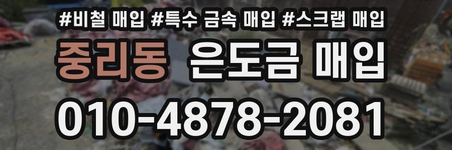 중리동 은도금 매입