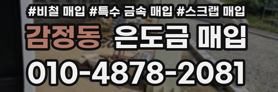 감정동 은도금 매입