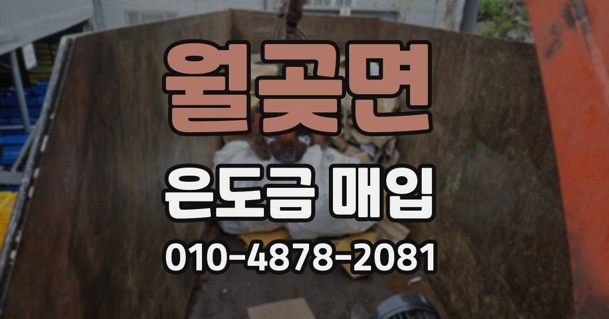 월곶면 은도금 매입
