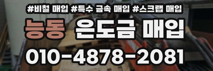 능동 은도금 매입