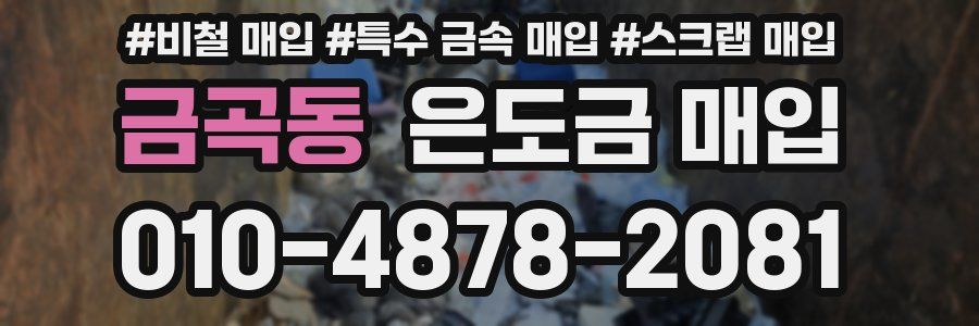 금곡동 은도금 매입