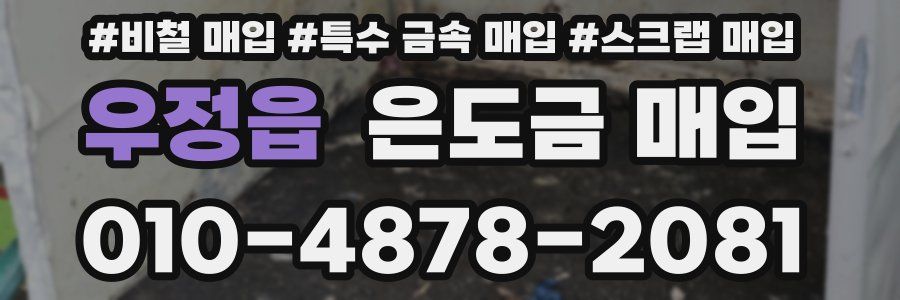 우정읍 은도금 매입