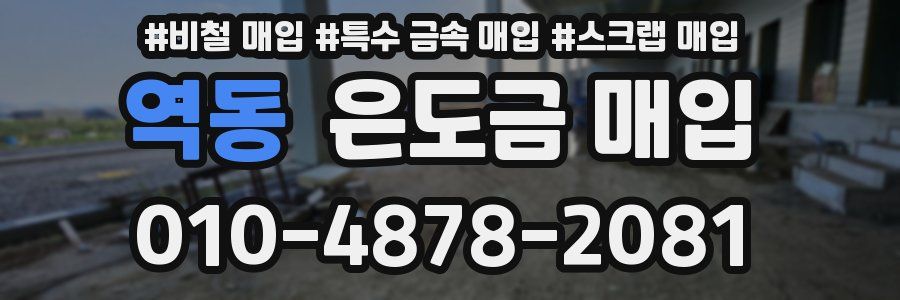 역동 은도금 매입