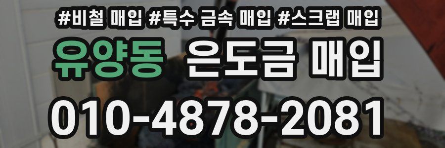 유양동 은도금 매입