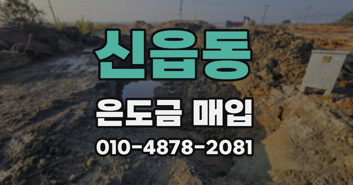 신읍동 은도금 매입