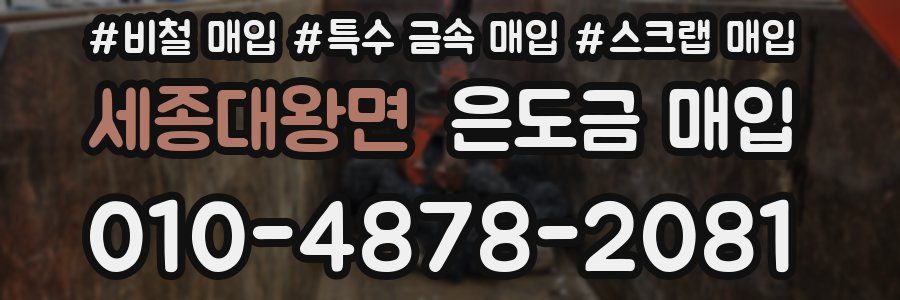 세종대왕면 은도금 매입