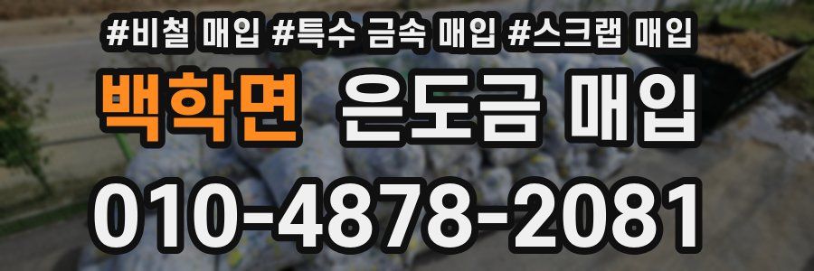 백학면 은도금 매입