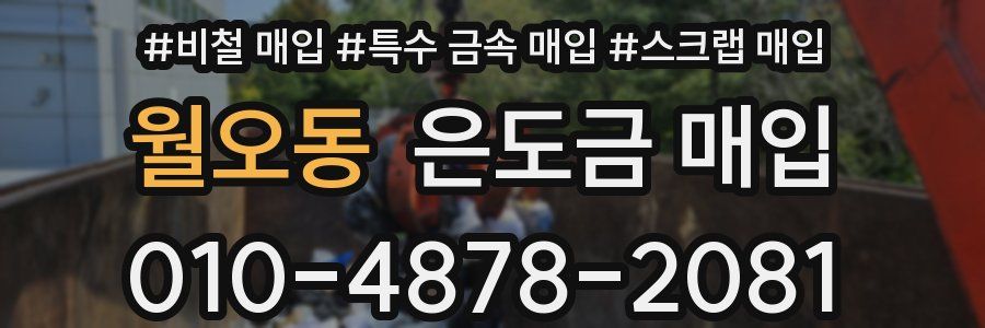 월오동 은도금 매입