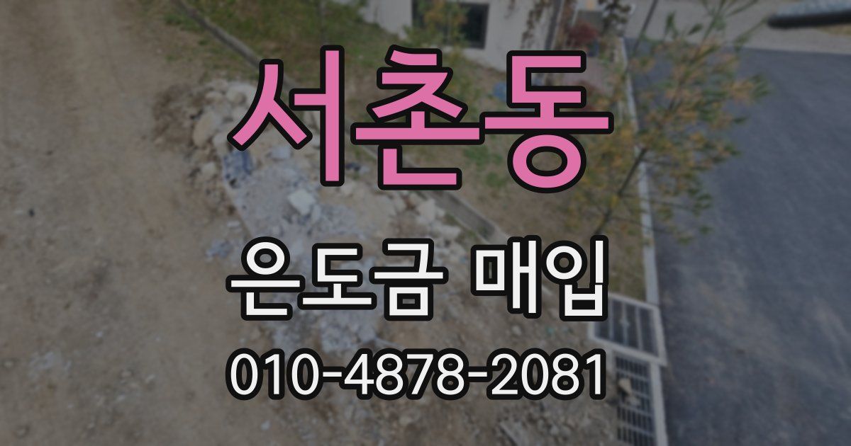 서촌동 은도금 매입
