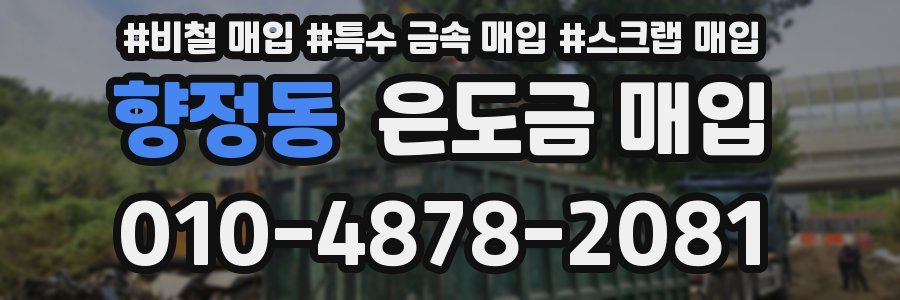 향정동 은도금 매입