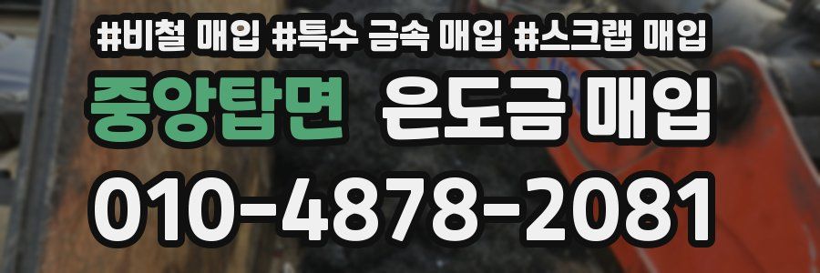 중앙탑면 은도금 매입