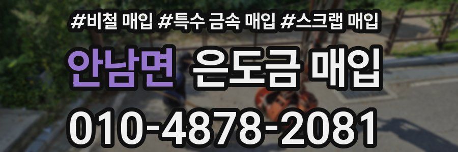 안남면 은도금 매입