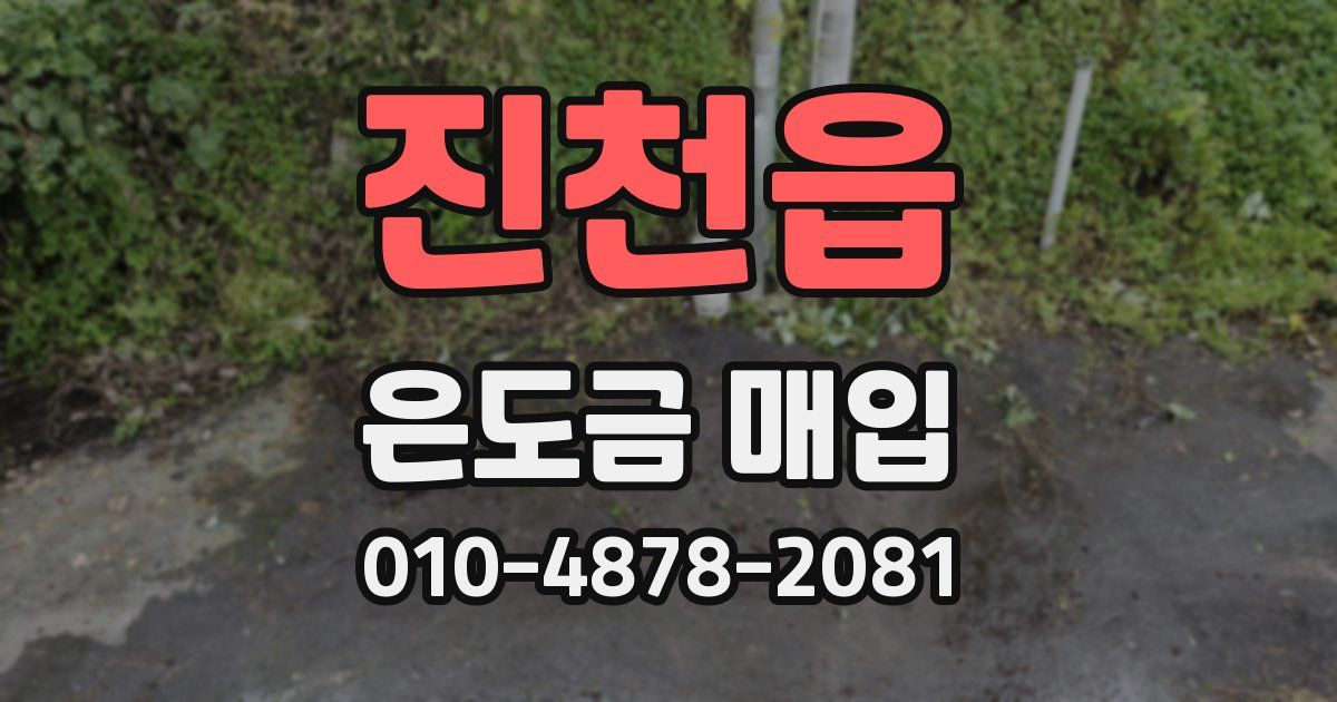 진천읍 은도금 매입