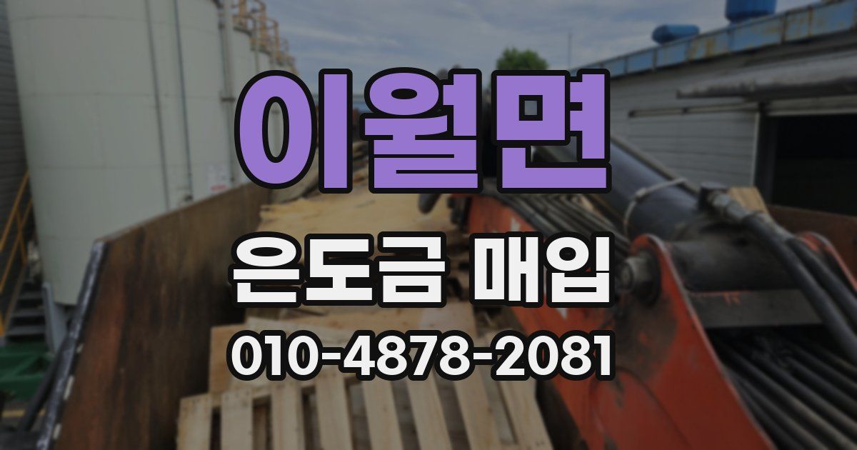 이월면 은도금 매입