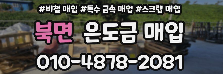 북면 은도금 매입